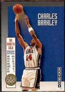 Charles Barkley Basketball Cards 1992 Skybox Olympic Team