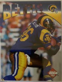 Jerome Bettis #19 Football Cards 1995 Collector's Edge Instant Replay