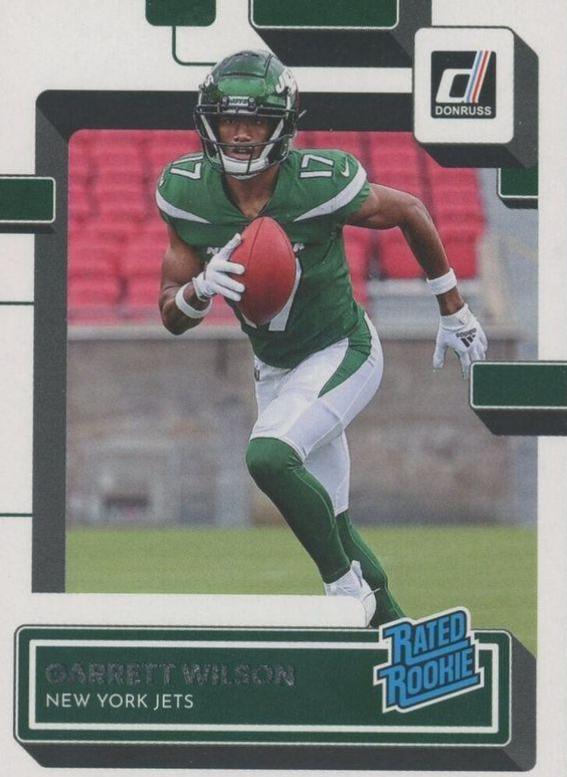 Garrett Wilson #306 Football Cards 2022 Panini Donruss