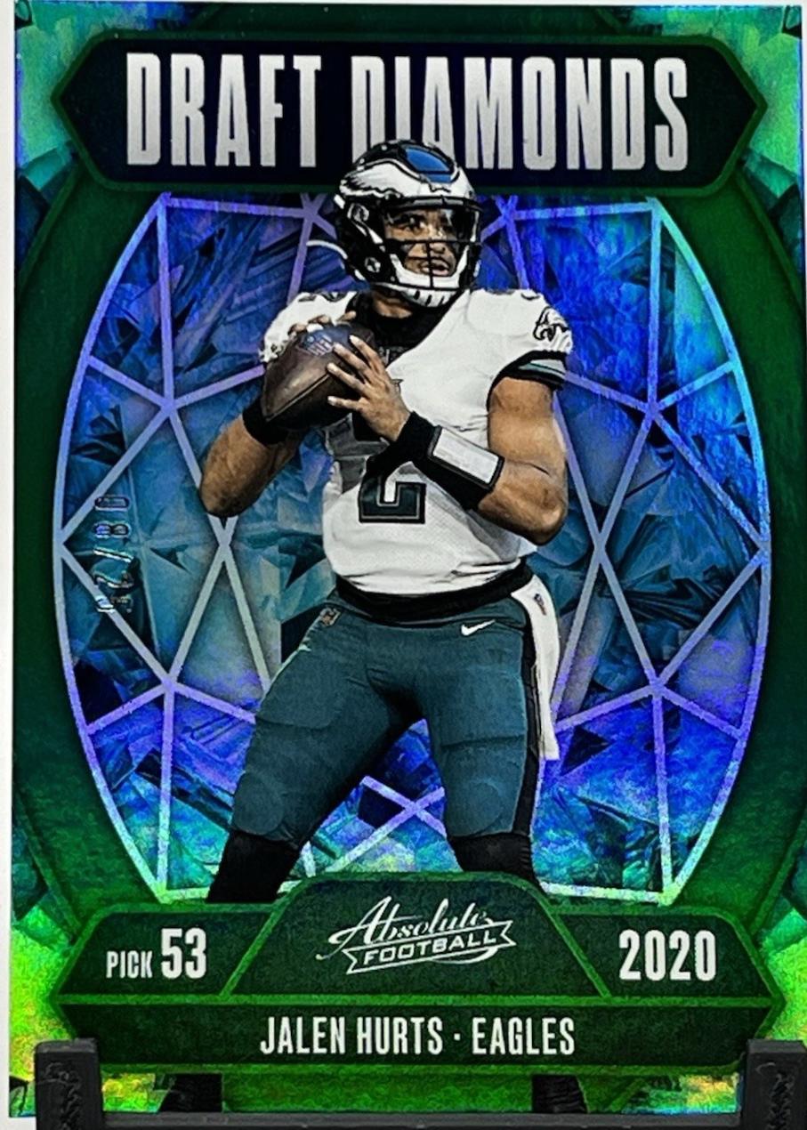 Jalen Hurts [Spectrum Green] #DD-JHS Prices | 2025 Panini Absolute ...