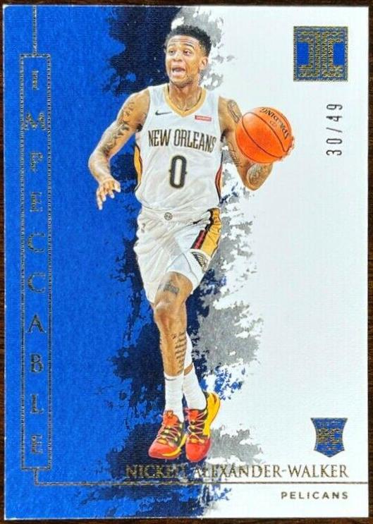 Nickeil Alexander Walker #7 Basketball Cards 2019 Panini Impeccable