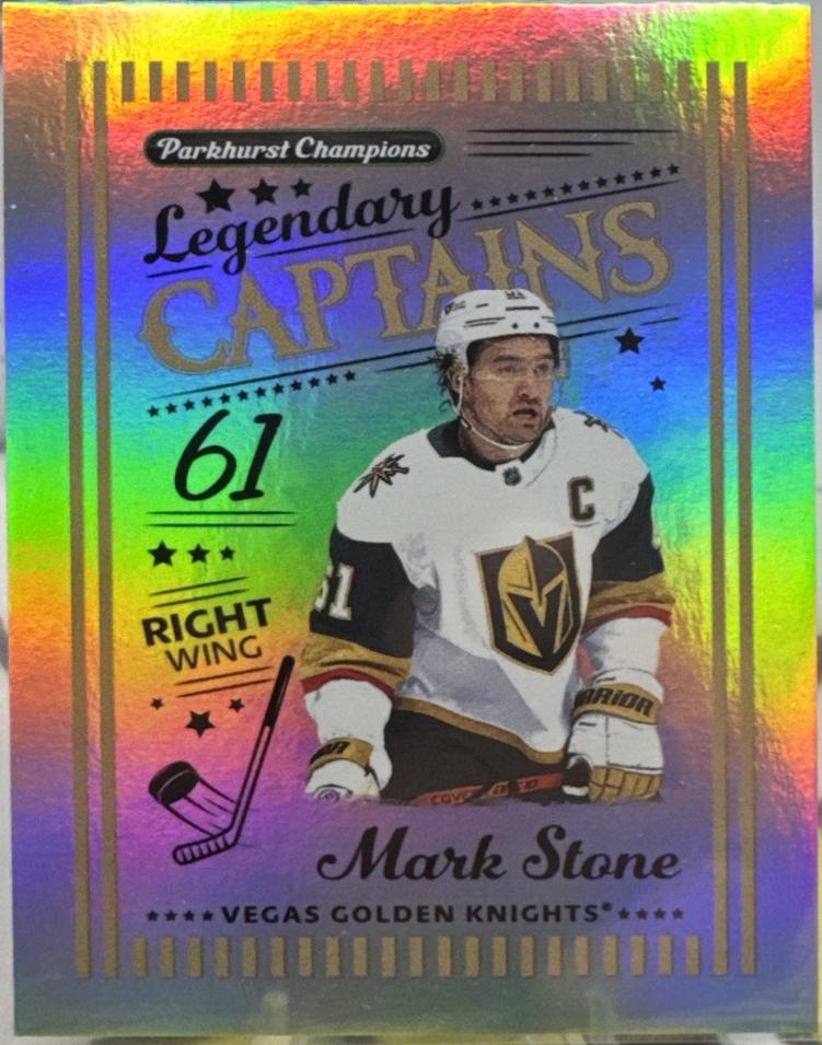 Mark Stone #LC-7 2023-24 Parkhurst Champions Hockey Legendary Captains