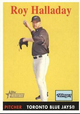 Roy Halladay #118 Baseball Cards 2007 Topps Heritage