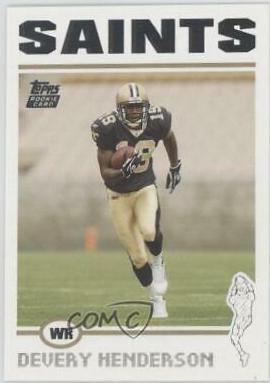 Devery Henderson #385 Football Cards 2004 Topps
