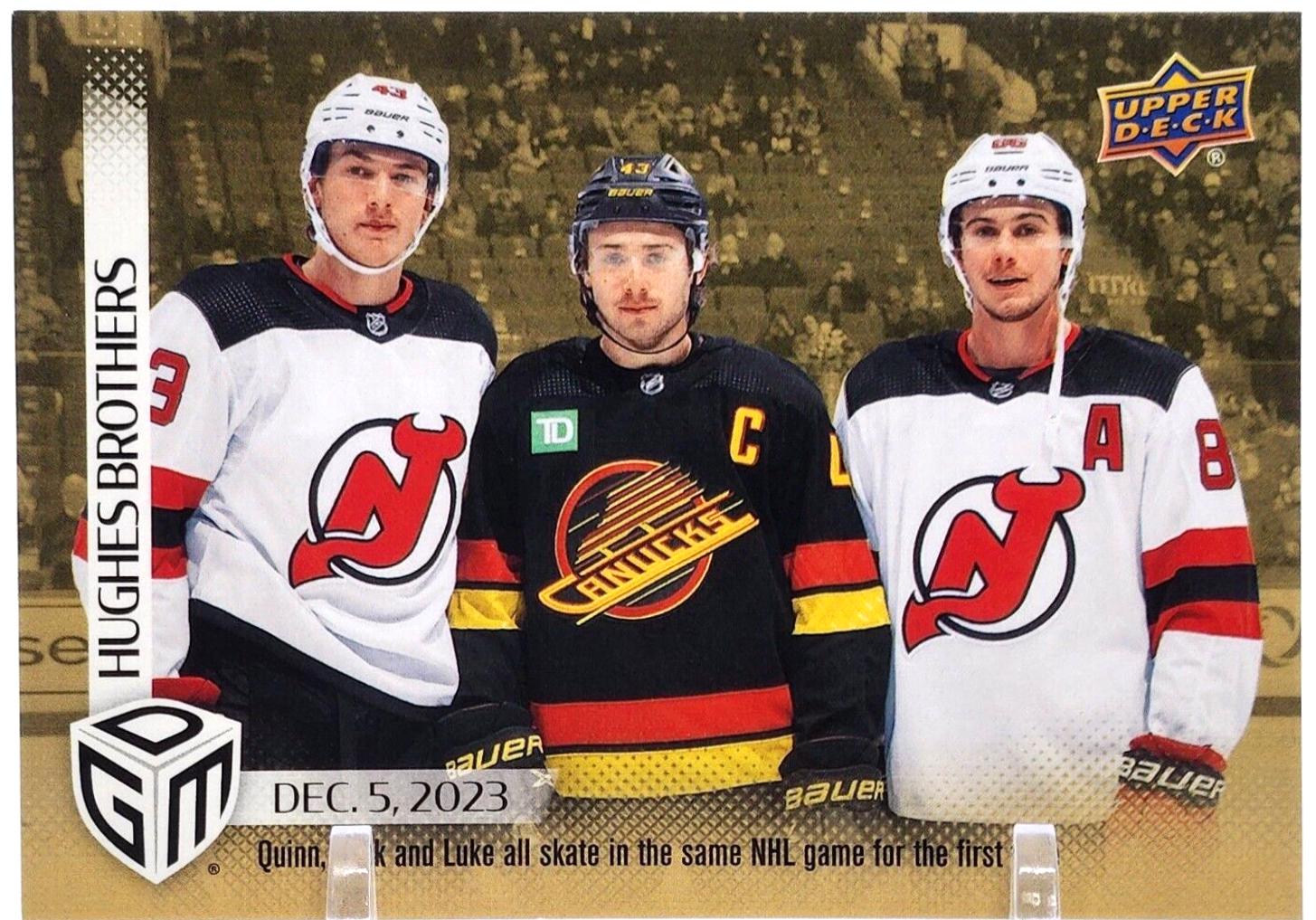 Jack Hughes / Quinn Hughes / Luke Hughes  [Gold] #29