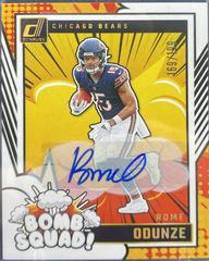 Rome Odunze #3 Prices | 2024 Panini Donruss Bomb Squad Autograph