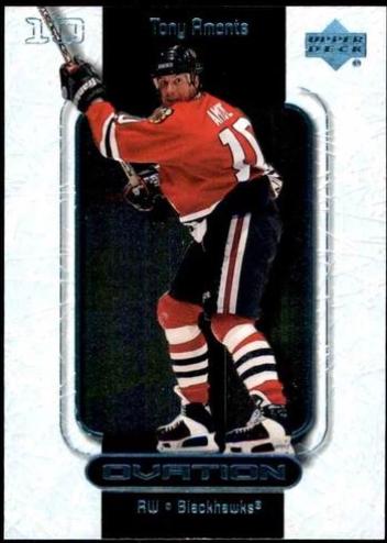Tony Amonte #13 Hockey Cards 1999 Upper Deck Ovation
