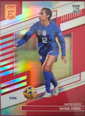 Naomi Girma #159 Soccer Cards 2022 Panini Donruss Elite FIFA