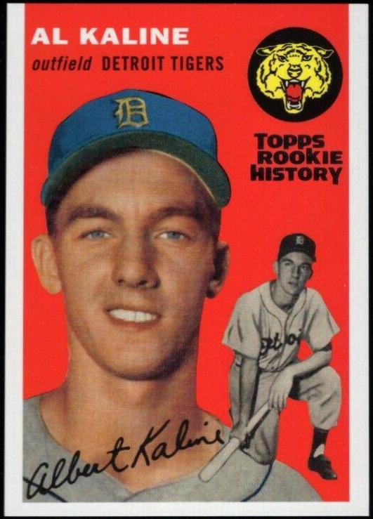Al Kaline #201 Baseball Cards 2018 Topps Archives Rookie History