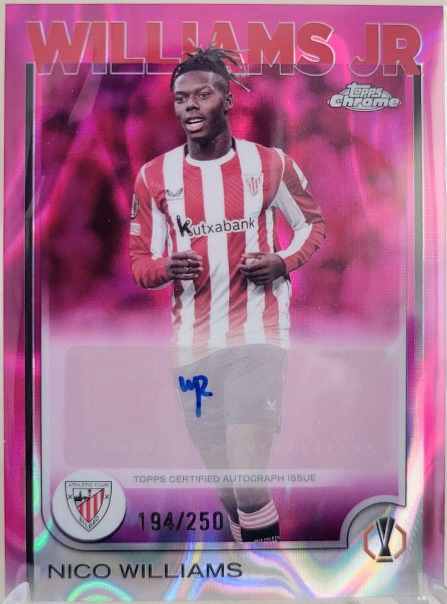 Nico Williams [Pink Lava Refractor] #CA-NW Prices | 2024 Topps 