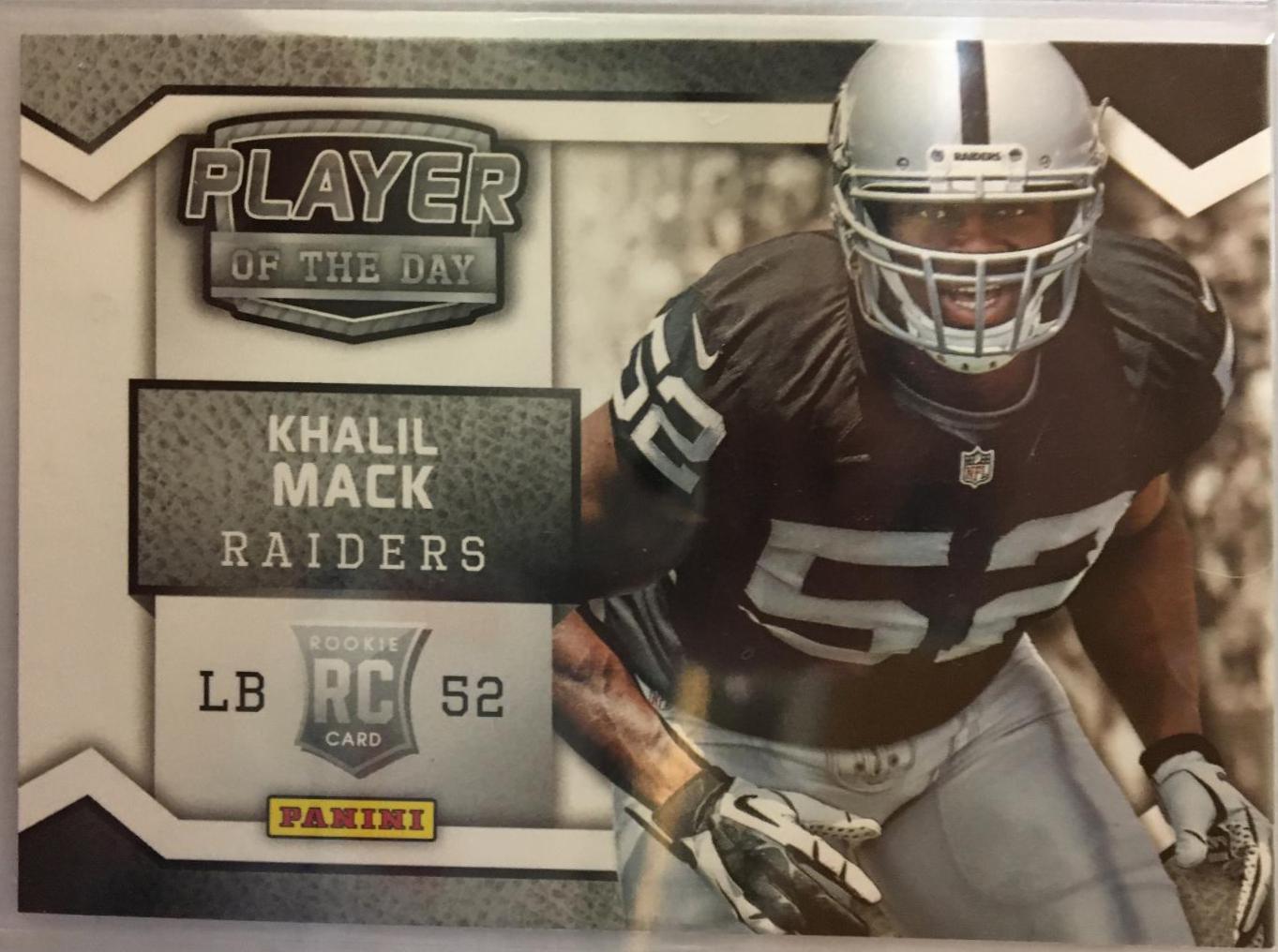 Khalil Mack #RC-5 Football Cards 2014 Panini Player of the Day