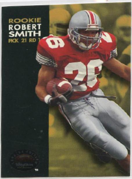 Robert Smith #35 Football Cards 1993 Skybox Premium