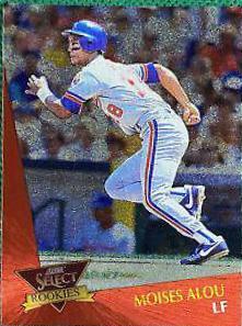 Moises Alou #2 Baseball Cards 1993 Select Rookies