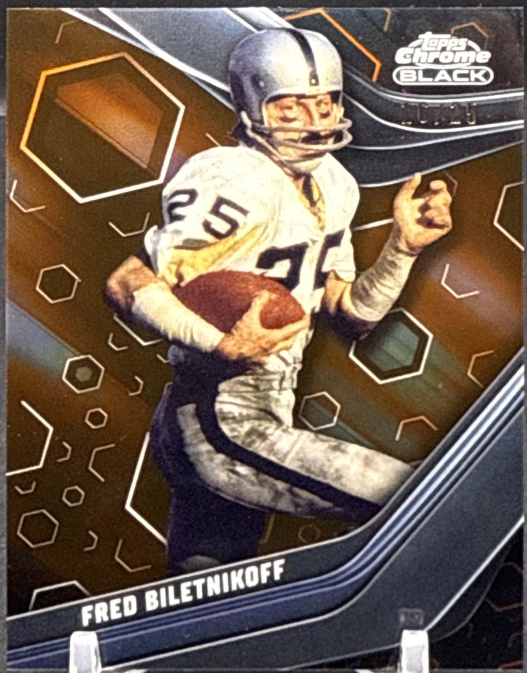 Fred Biletnikoff [Orange Refractor] #137