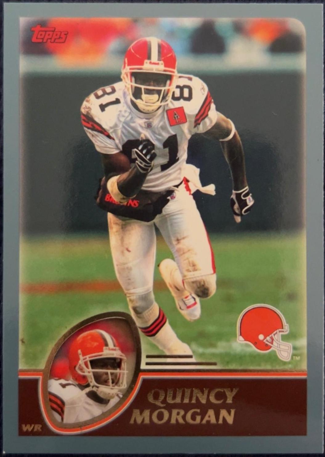 Quincy Morgan #7 Football Cards 2003 Topps