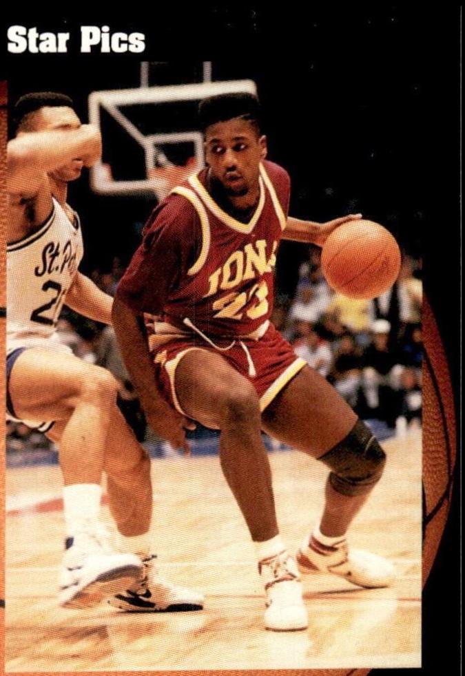 Sean Green #22 Basketball Cards 1991 Star Pics