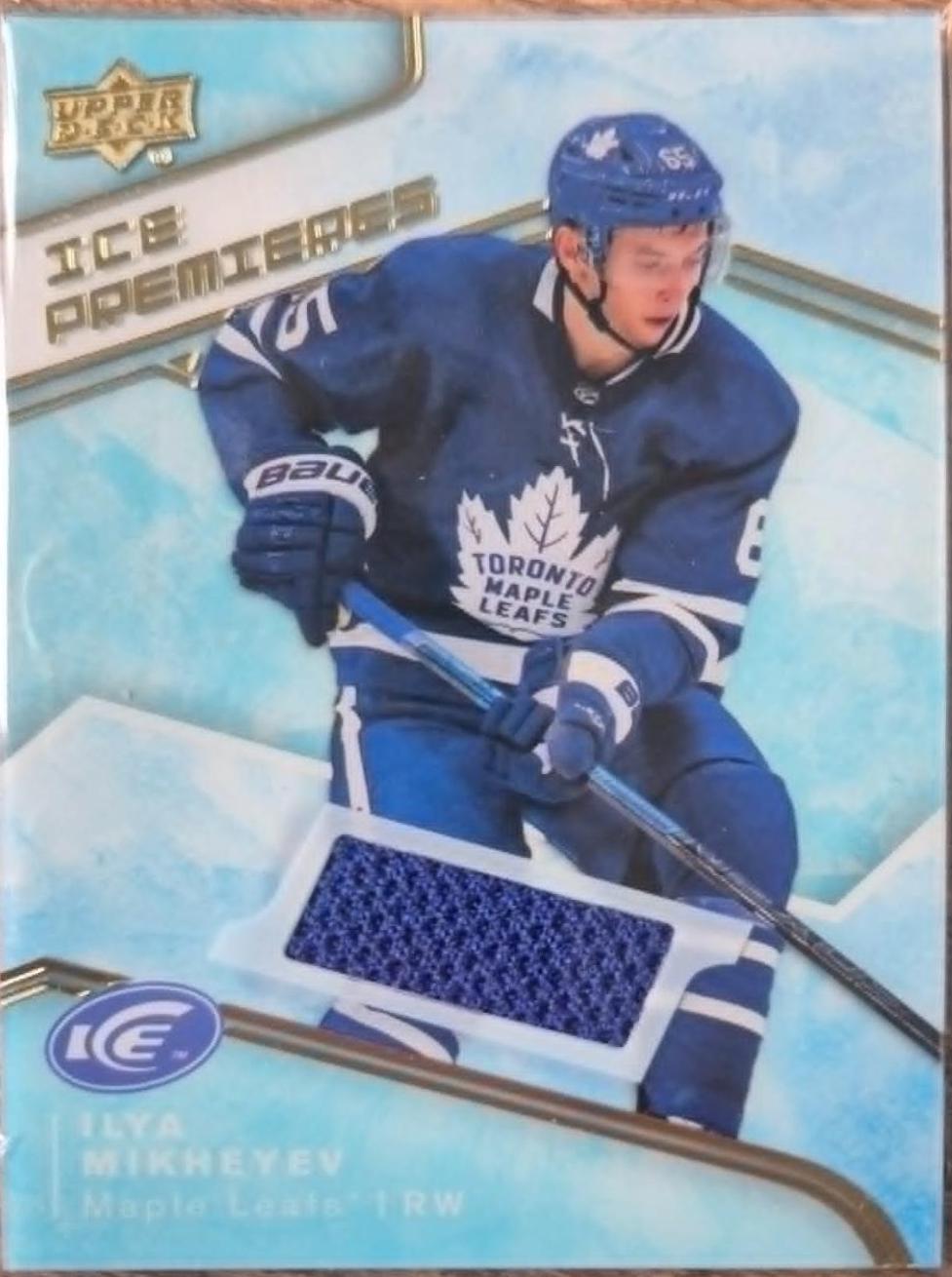 Ilya Mikheyev #IPJ-IM 2019 Upper Deck Ice Premieres Jersey Hockey