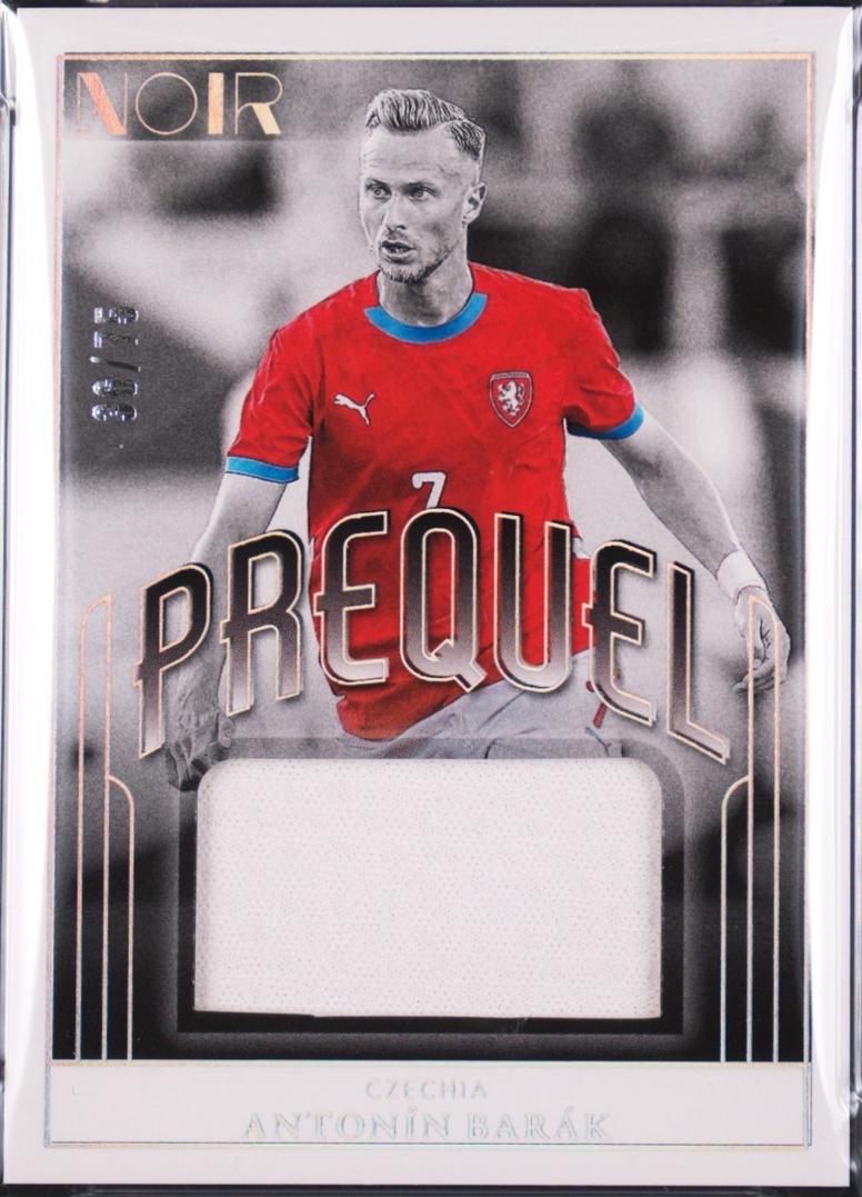 Antonin Barak #20 2024 Panini Noir Prequel Materials Soccer