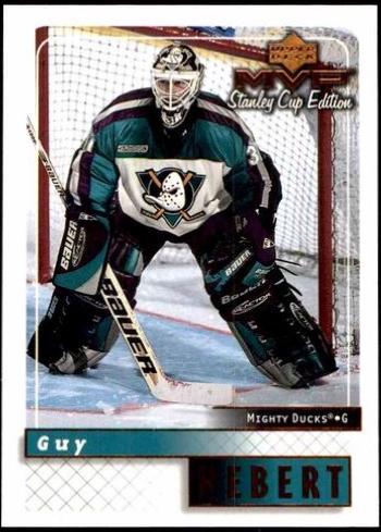 Guy Hebert #3 Hockey Cards 1999 Upper Deck MVP Stanley Cup Edition