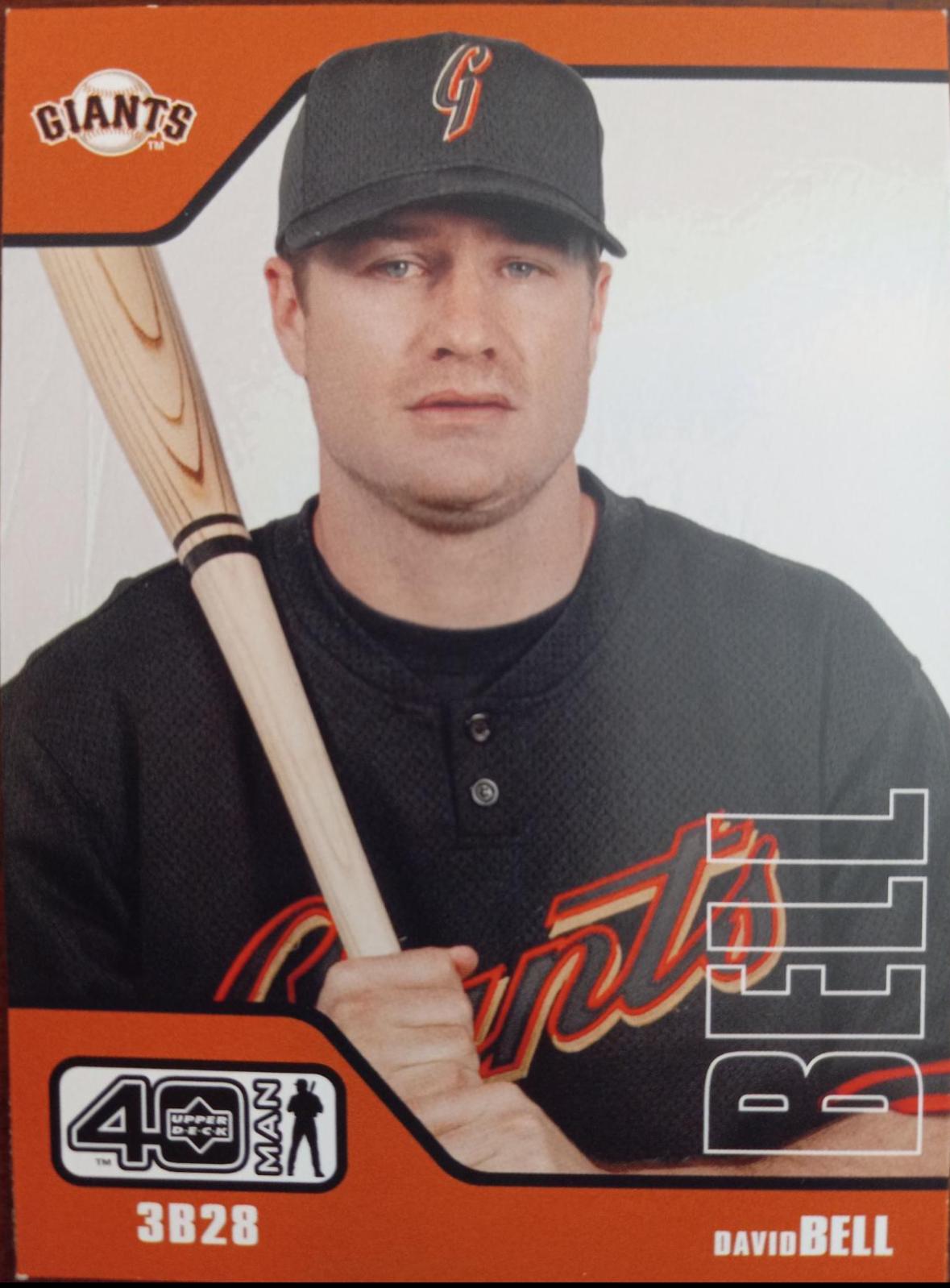 David Bell #765 Baseball Cards 2002 Upper Deck 40 Man