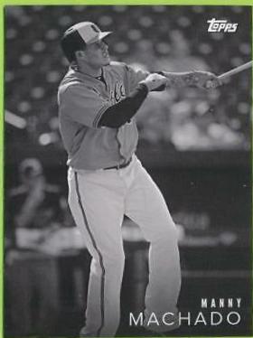Manny Machado #10 Baseball Cards 2018 Topps on Demand Black & White