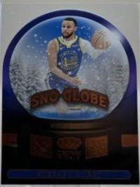 Stephen Curry #4 Basketball Cards 2023 Panini Crown Royale Sno Globe