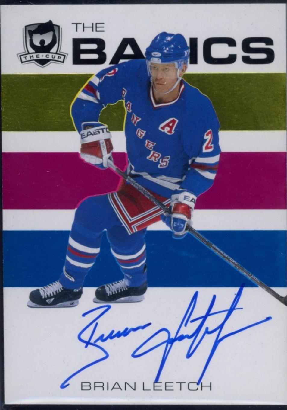 Brian Leetch #B-BL 2023-24 Upper Deck The Cup Hockey The Basics Autograph