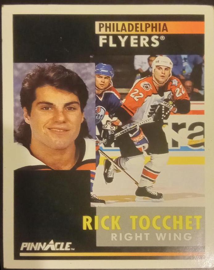 Rick Tocchet #20 Hockey Cards 1991 Pinnacle