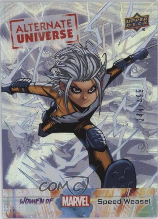 Speed Weasel #AU-24 Marvel 2024 Upper Deck Women of Marvel Alternate Universe