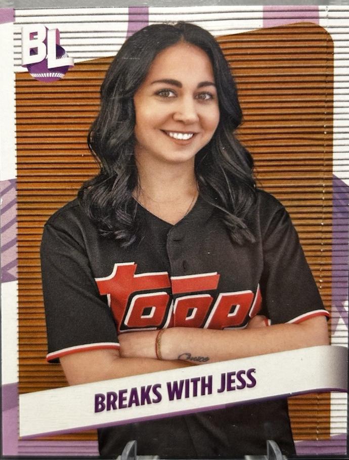 Breaks With Jess #HI-LJ Baseball Cards 2024 Topps Big League Baseball Hobby Influencer
