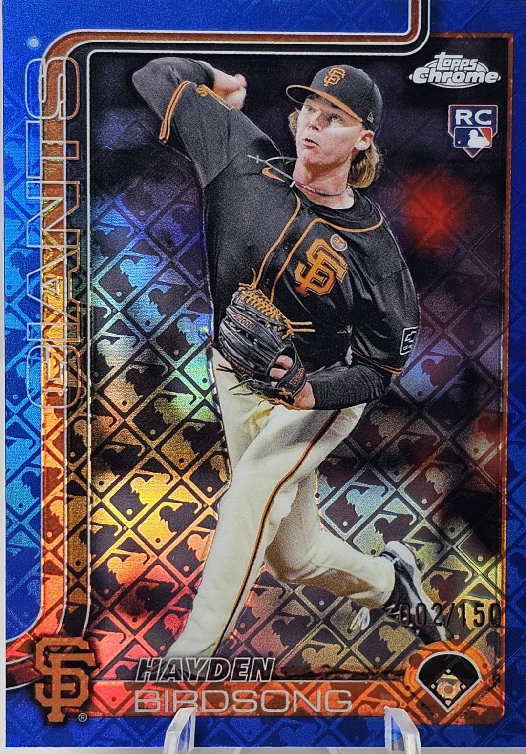 Hayden Birdsong #138 2025 Topps Chrome Logofractor Baseball