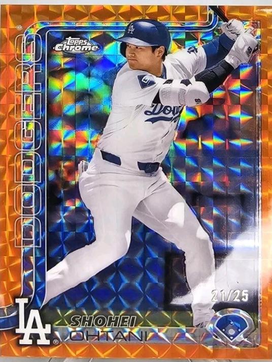 Shohei Ohtani [Orange Geometric] #1 Prices | 2025 Topps Chrome
