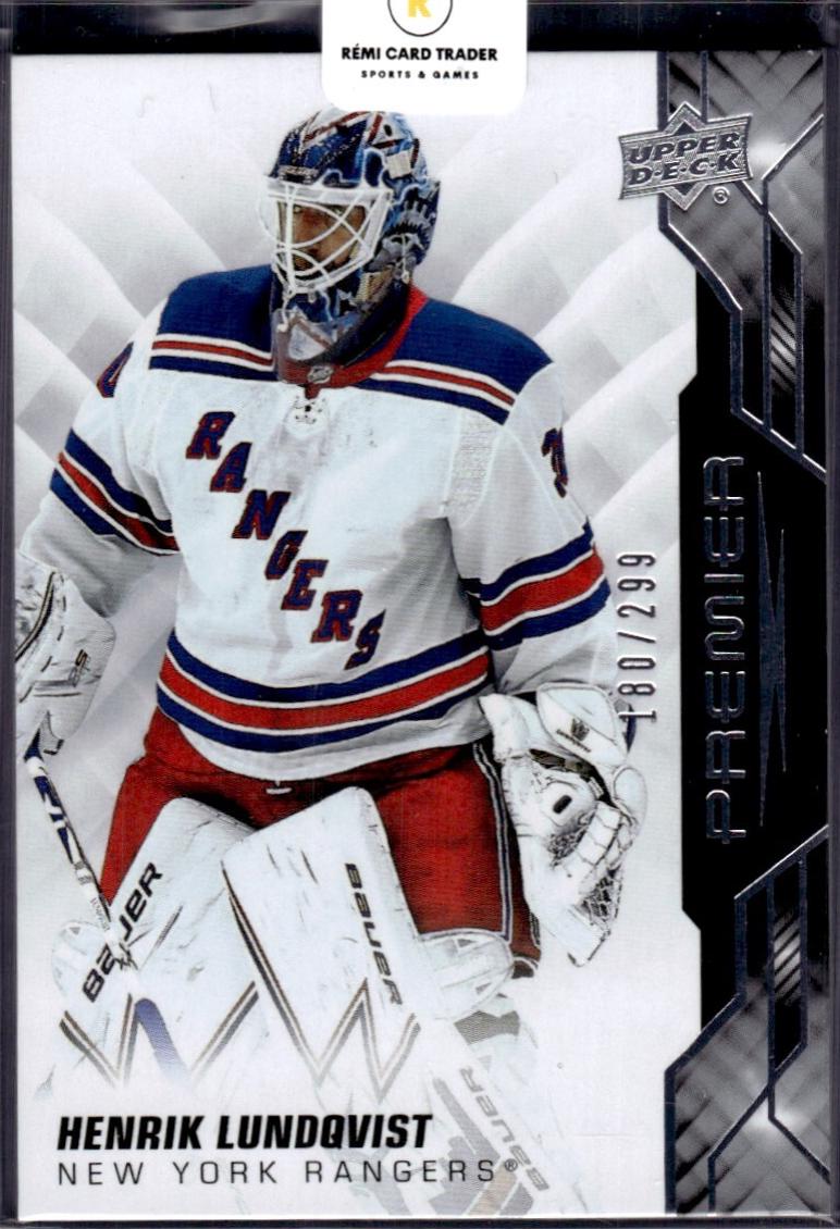 Henrik Lundqvist #8 Hockey Cards 2019 Upper Deck Premier