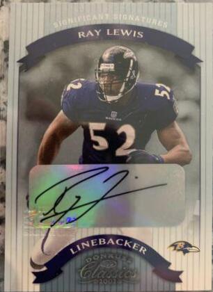 Ray Lewis #47 2002 Panini Donruss Classics Football