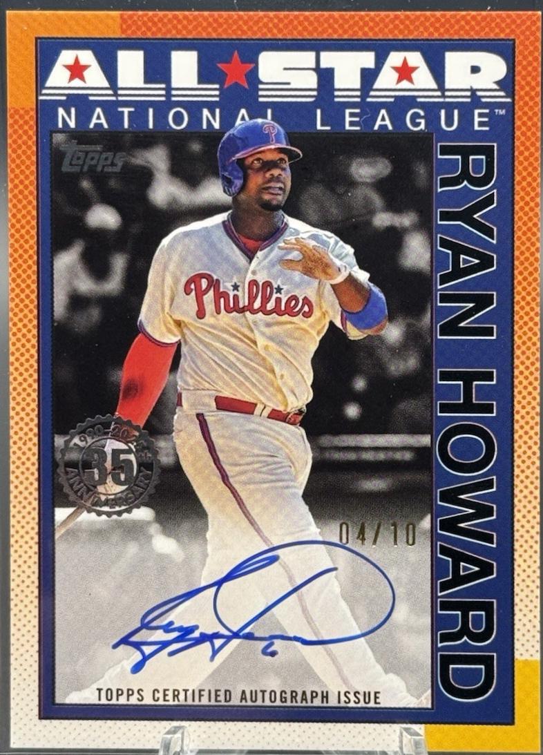 Ryan Howard [Black] #90AS-RH Prices | 2025 Topps All-Star