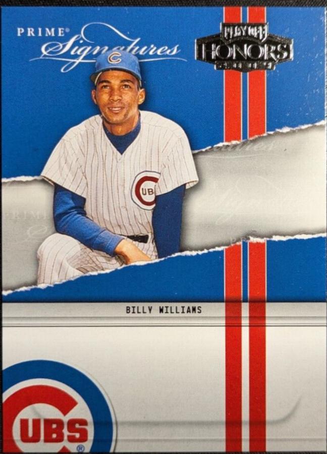 Billy Williams #PS-27 Baseball Cards 2004 Playoff Honors Prime Signatures