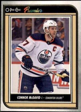 Connor McDavid #P-66 Hockey Cards 2022 O Pee Chee Premier