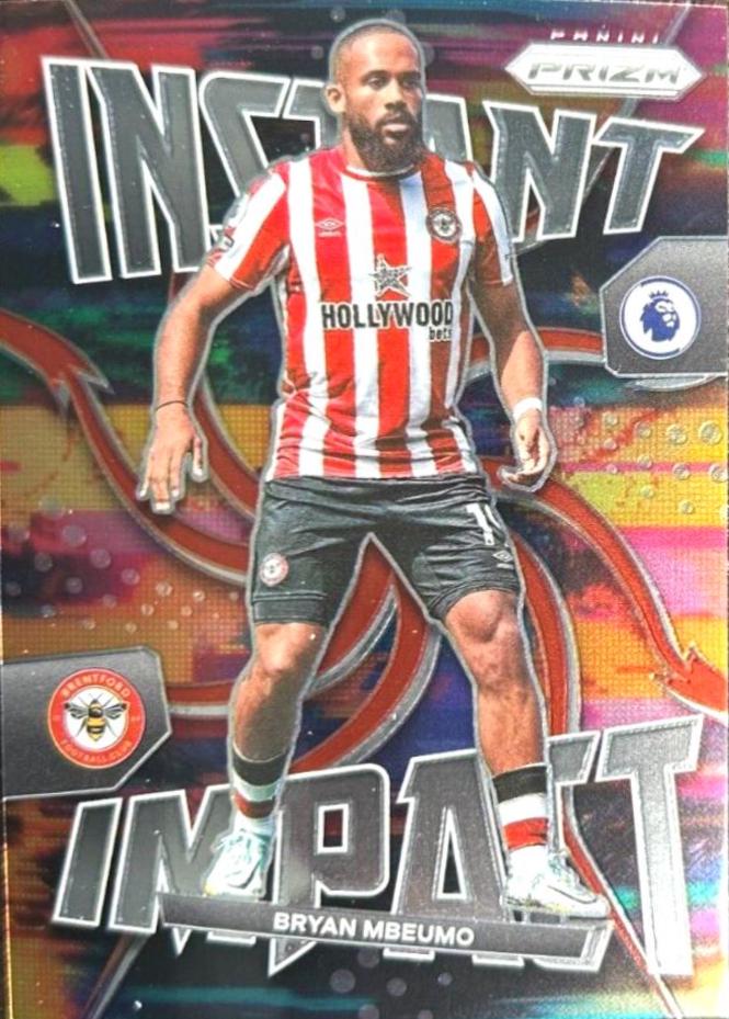 Bryan Mbeumo #23 2022 Panini Prizm Premier League Instant Impact