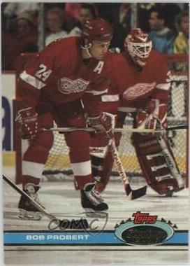 Bob Probert #59 Hockey Cards 1991 Stadium Club