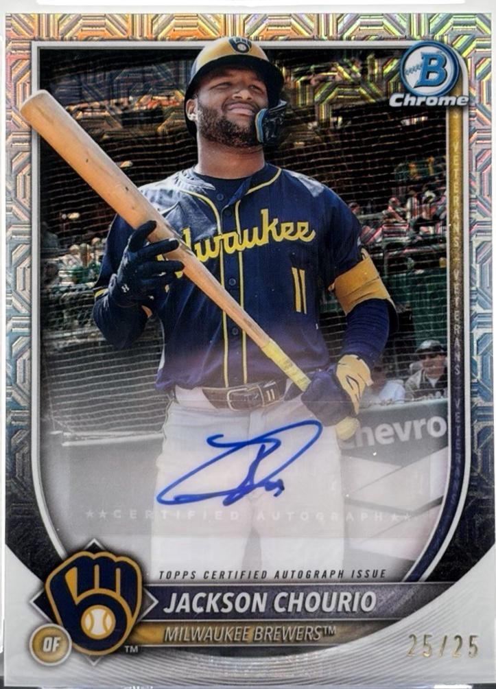 Jackson Chourio [Image Variation Autograph] #40