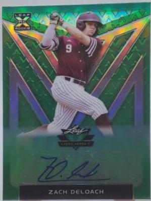 Zach DeLoach #BA-ZDL 2020 Leaf Valiant Autographs Baseball
