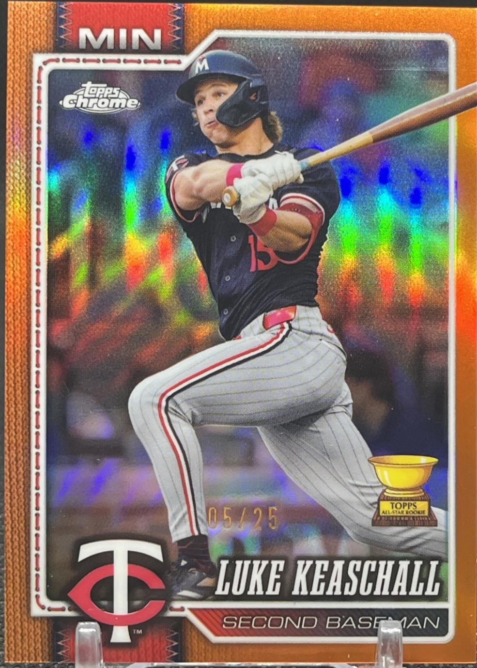 Luke Keaschall [Orange Refractor] (2026 Topps Chrome)