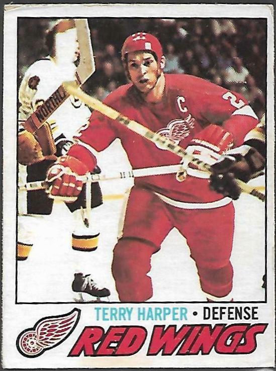 Terry Harper #16 Hockey Cards 1977 O-Pee-Chee