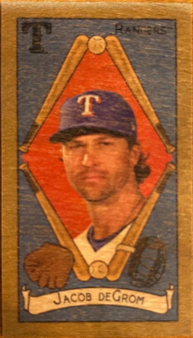 Jacob deGrom [Wood Stock]