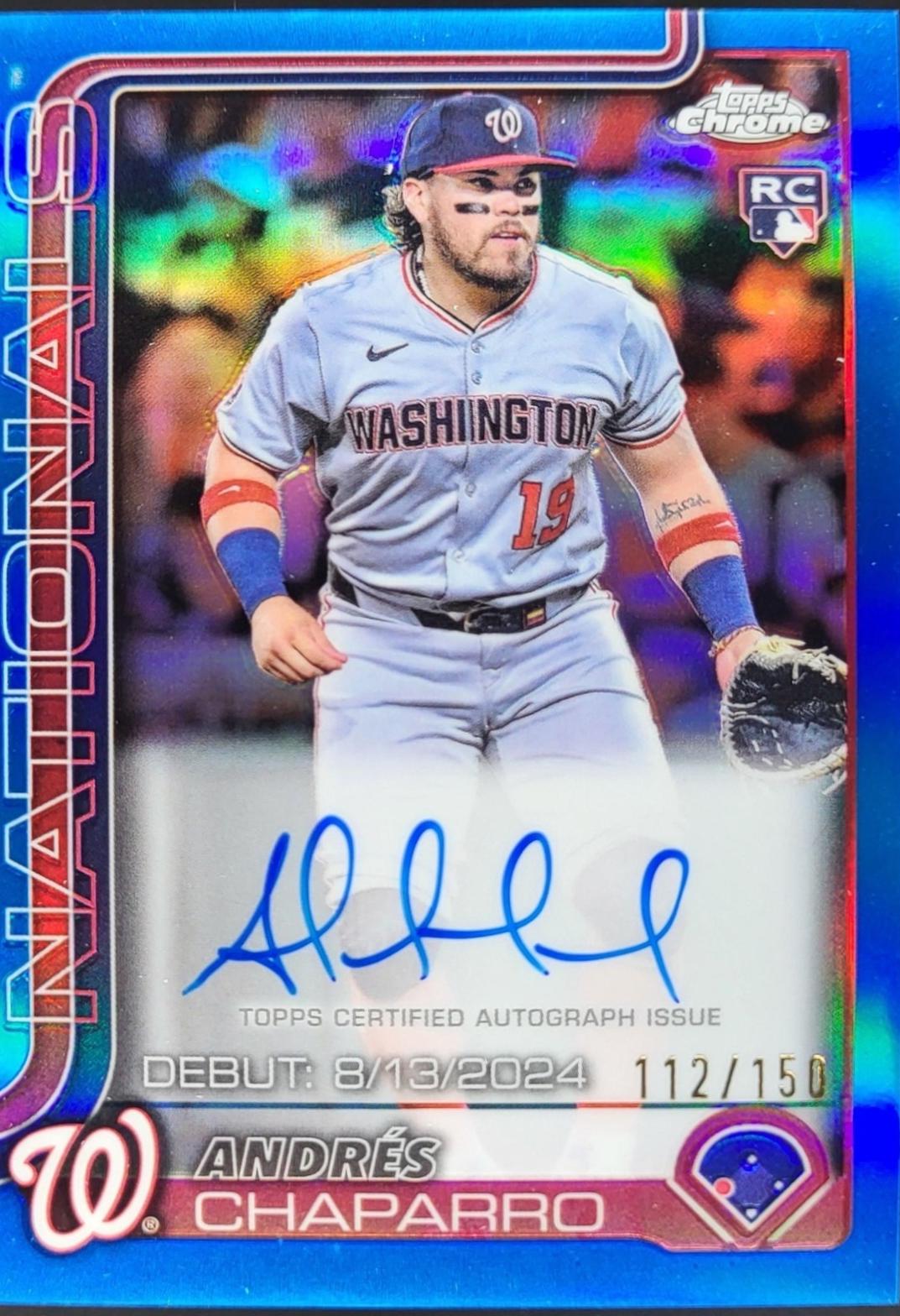 Andres Chaparro [Blue Refractor] #CRDA-ACH