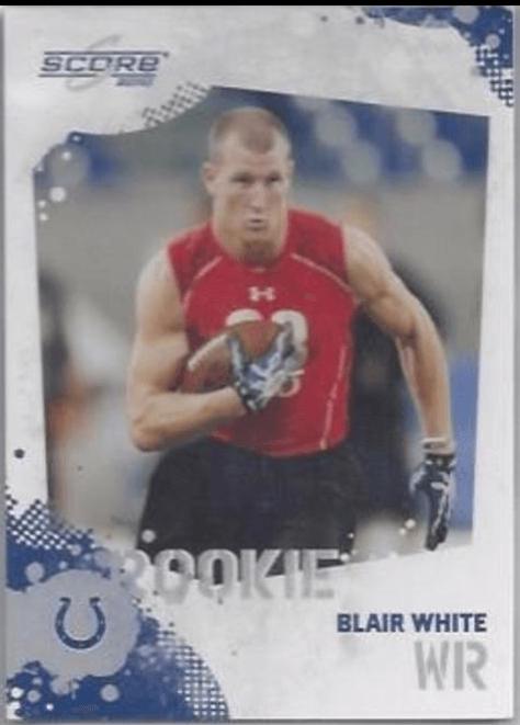 BLAIR WHITE #310 Football Cards 2010 Panini Score