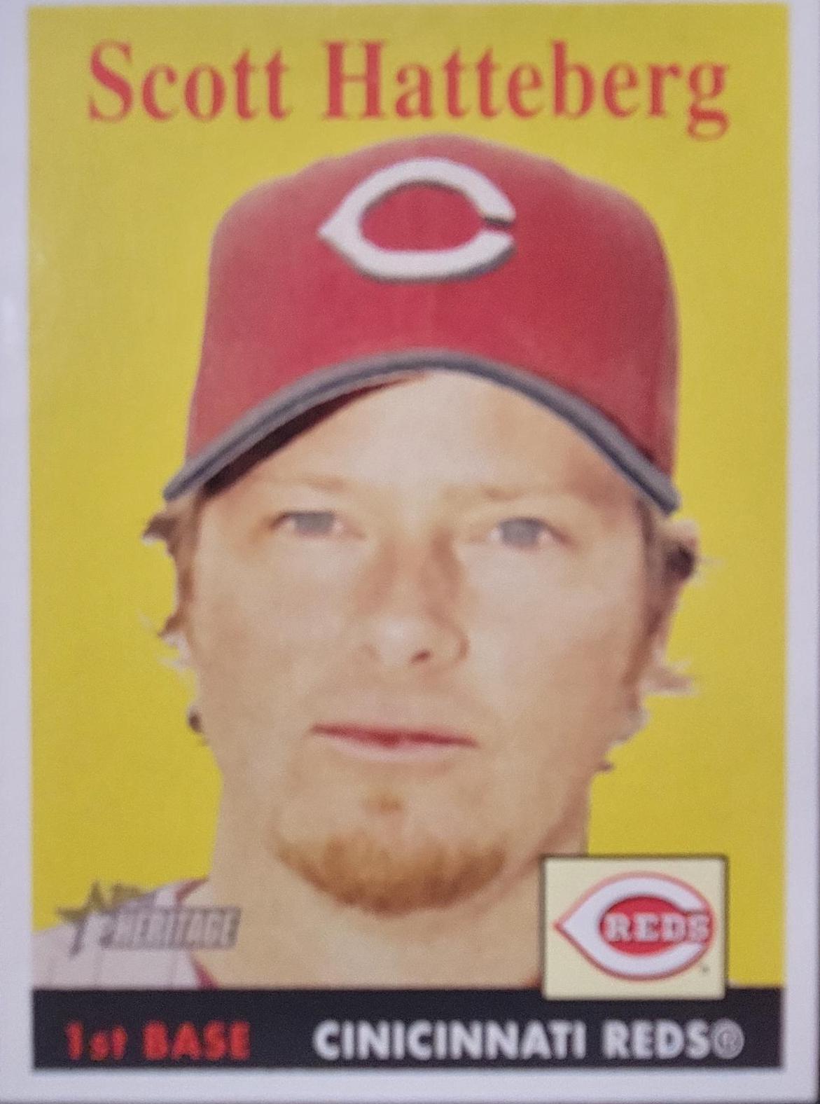 Scott Hatteberg #12 Baseball Cards 2007 Topps Heritage
