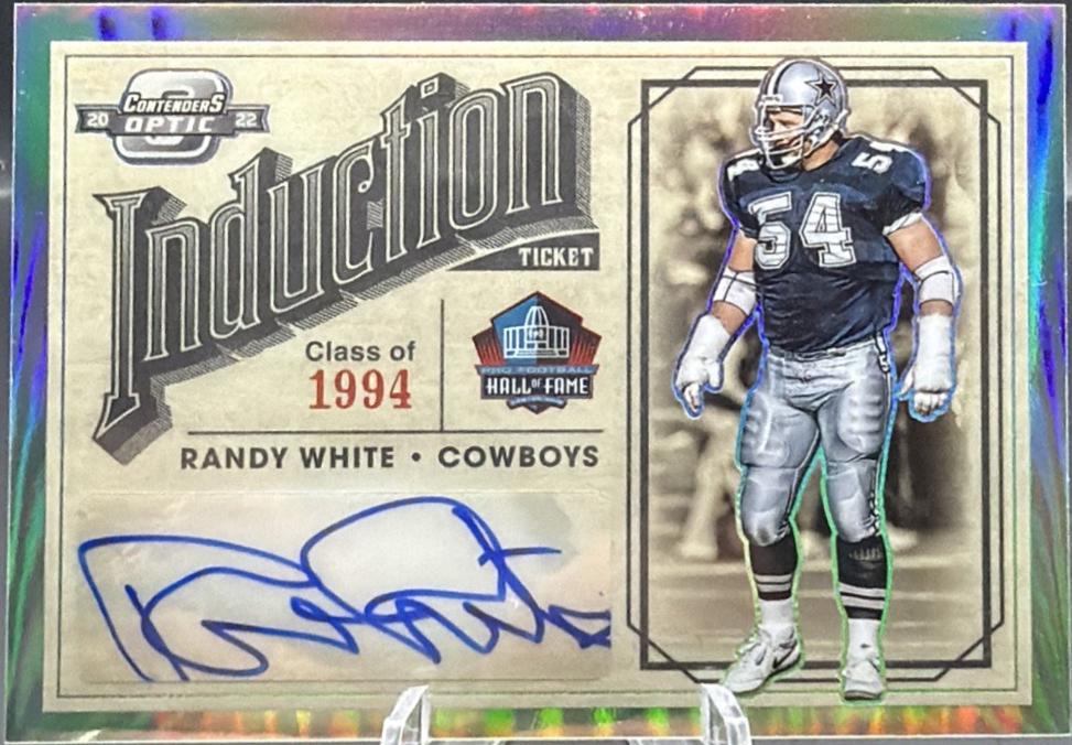 Randy White #ITA-RW 2022 Panini Contenders Optic Football Induction Ticket Autographs