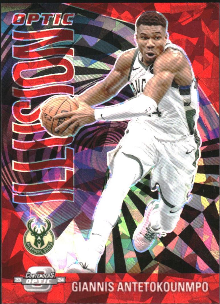 Giannis Antetokounmpo [Red Cracked Ice] #10