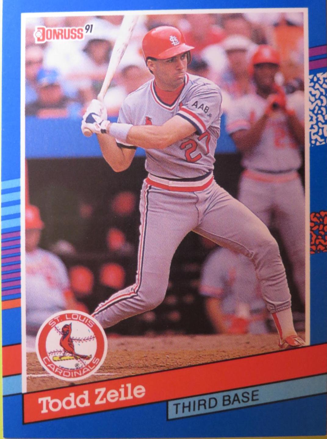 Todd Zeile #71 Baseball Cards 1991 Donruss